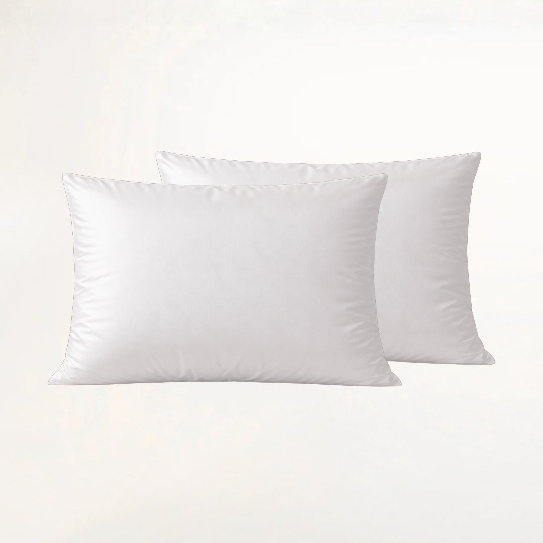 Hvitt Bambus Hotellputetrekk