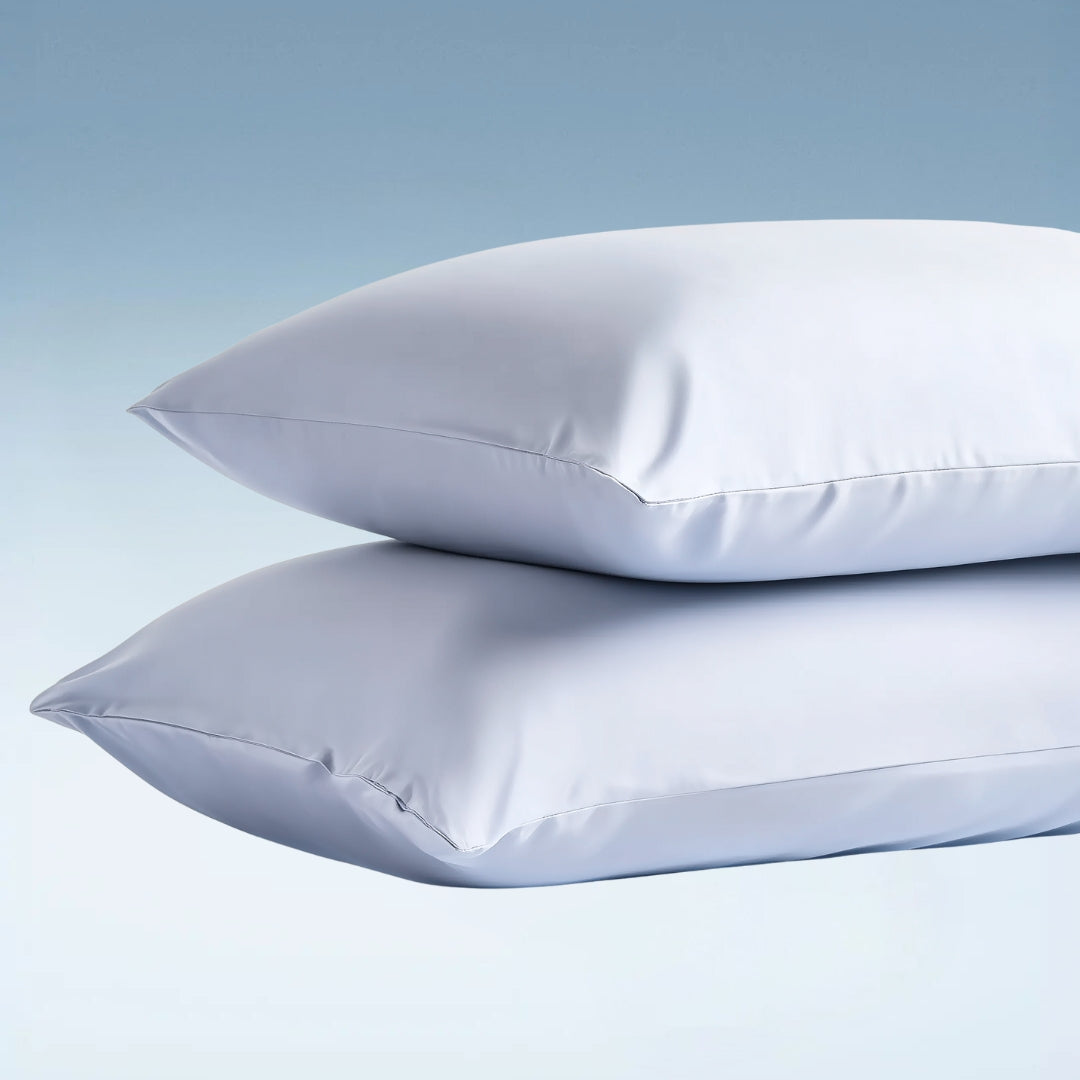 Himmelblått Bambus Putetrekk