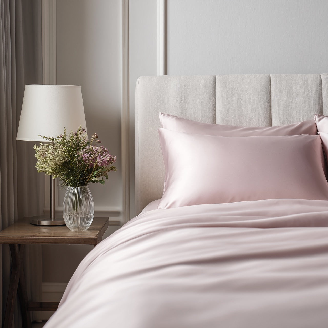 Rosa Bambus Sengesett