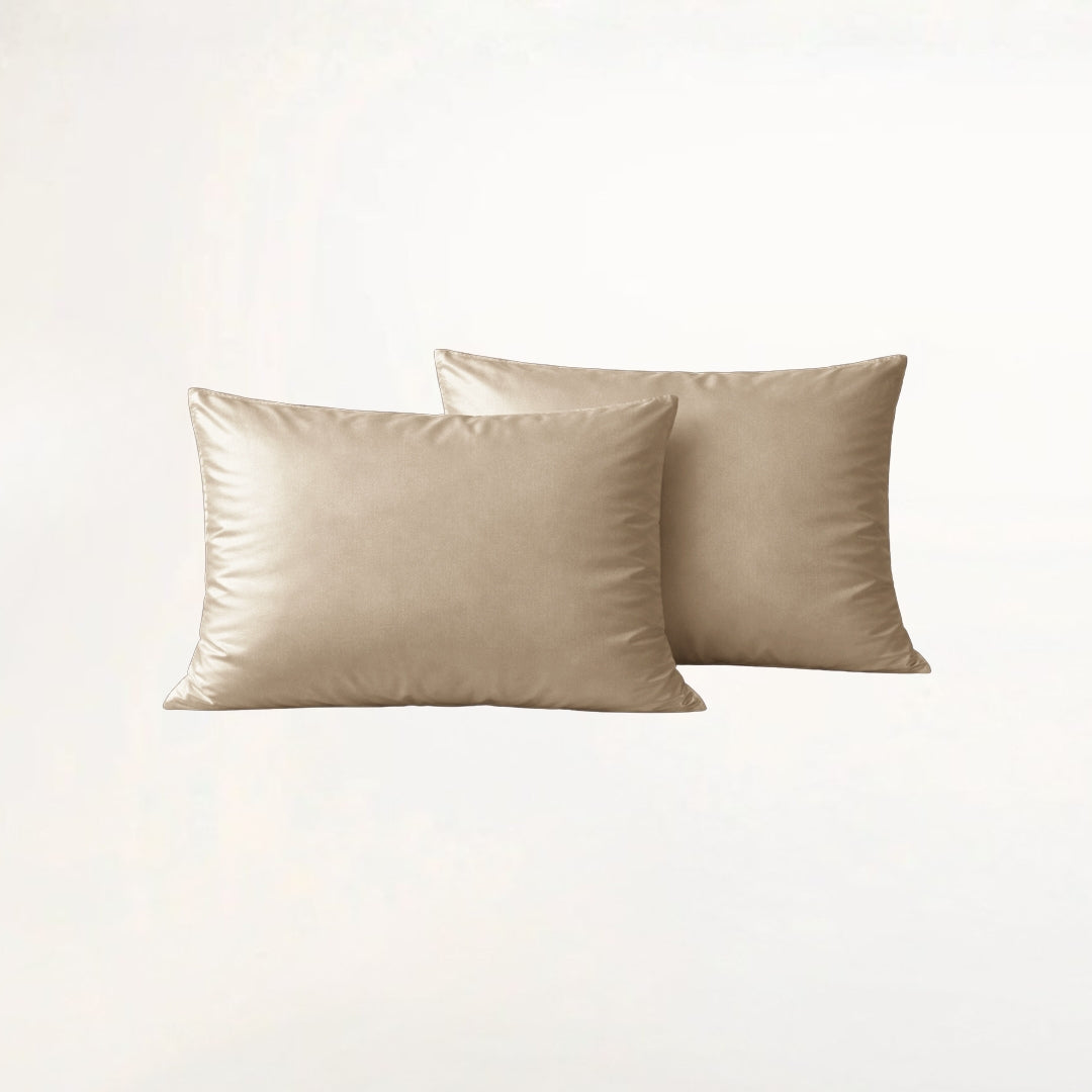 Beige Bambus Putetrekk