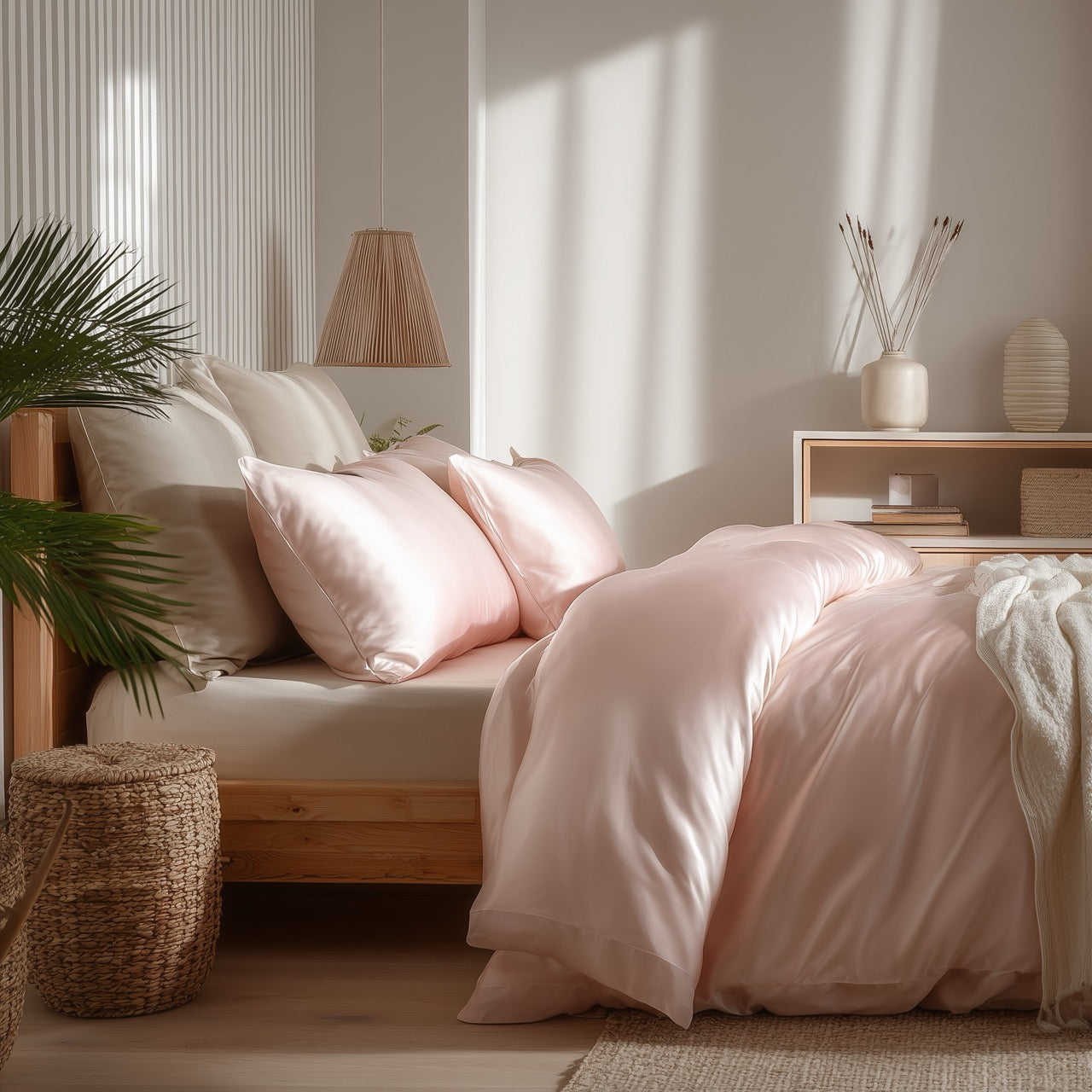 Rosa Bambus Sengesett